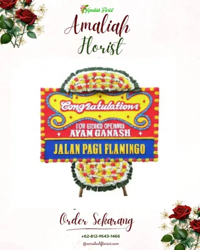 Bunga Papan Congratulation di Pahandut Palangkaraya